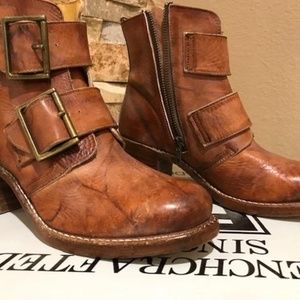 Frye Sabrina Double Buckle Boots